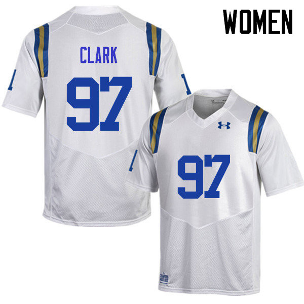 Women #97 Kenny Clark UCLA Bruins Under Armour College Football Jerseys Sale-White